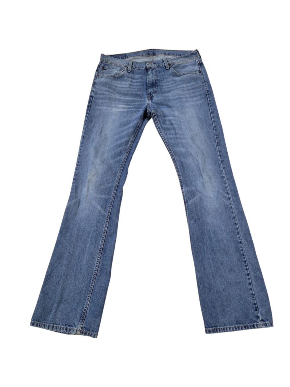 Levi's 527 Men's Blue Slim Bootcut Zip-Fly 100% Cotton Jeans Size 36/36 Pre-own